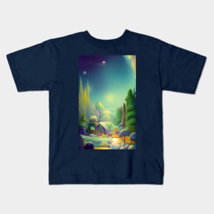 A Little House In Dreamland Kids T-Shirt